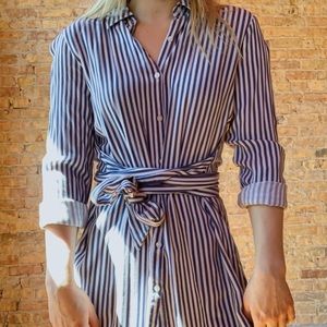 Long button down shirt